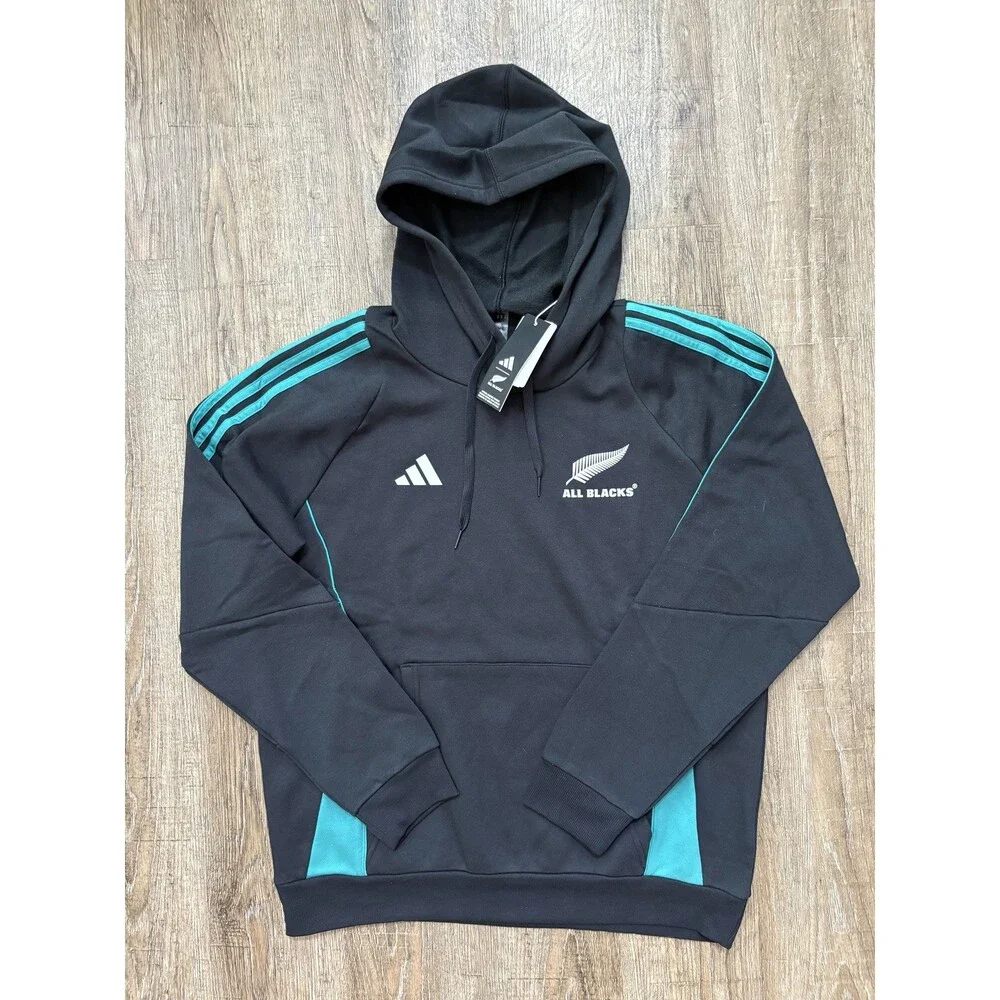 Adidas All Blacks Hoodie Sweatshirt Black Men’s Sz Medium JL5798